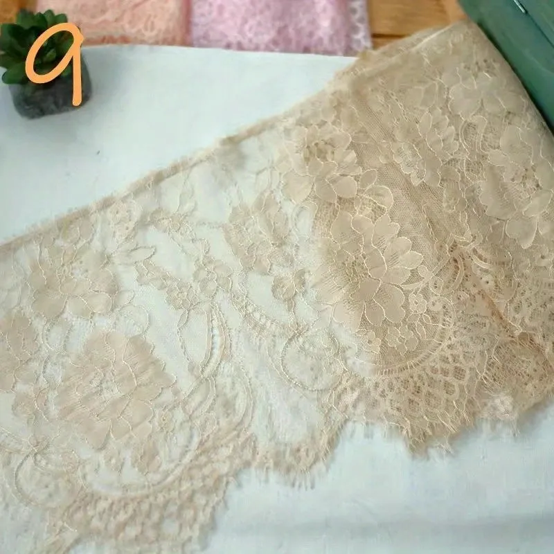 3m Lace Eyelash Trim Perfect for DIY Clothing Projects