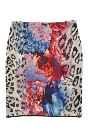 AZALEA Leopard Print Skirt