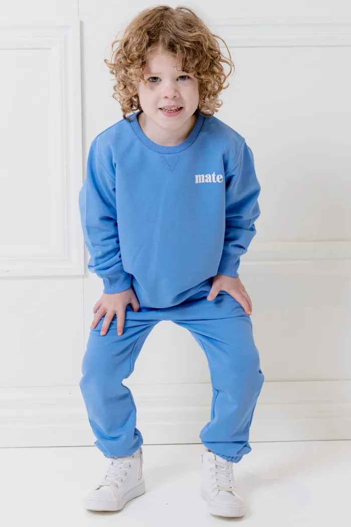 Blue Track Pant