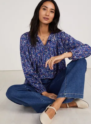 Cece Smock Blouse with Lenzing Ecovero
