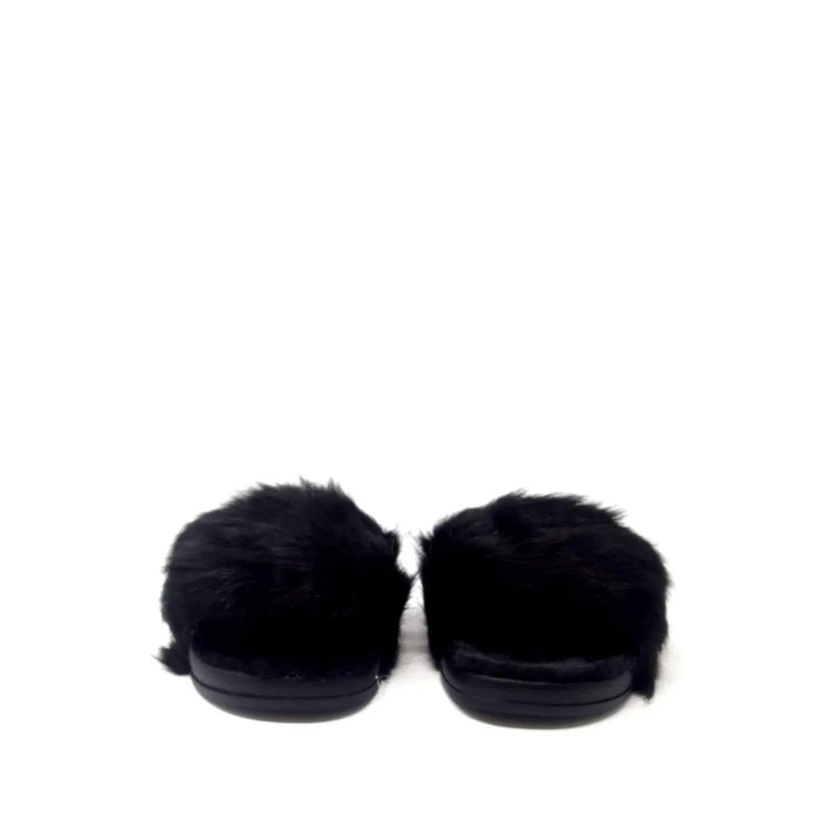 Leona Slip On Fluffy Fur Slider