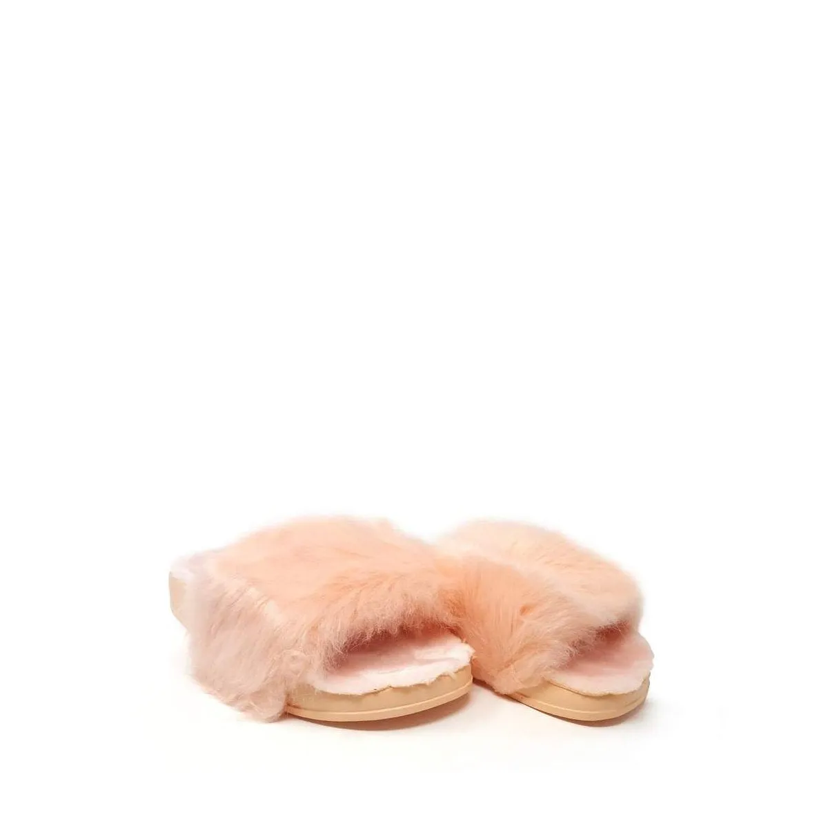 Leona Slip On Fluffy Fur Slider