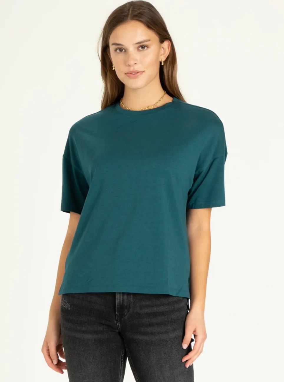 Makenna Crew Neck Short Sleeve Top