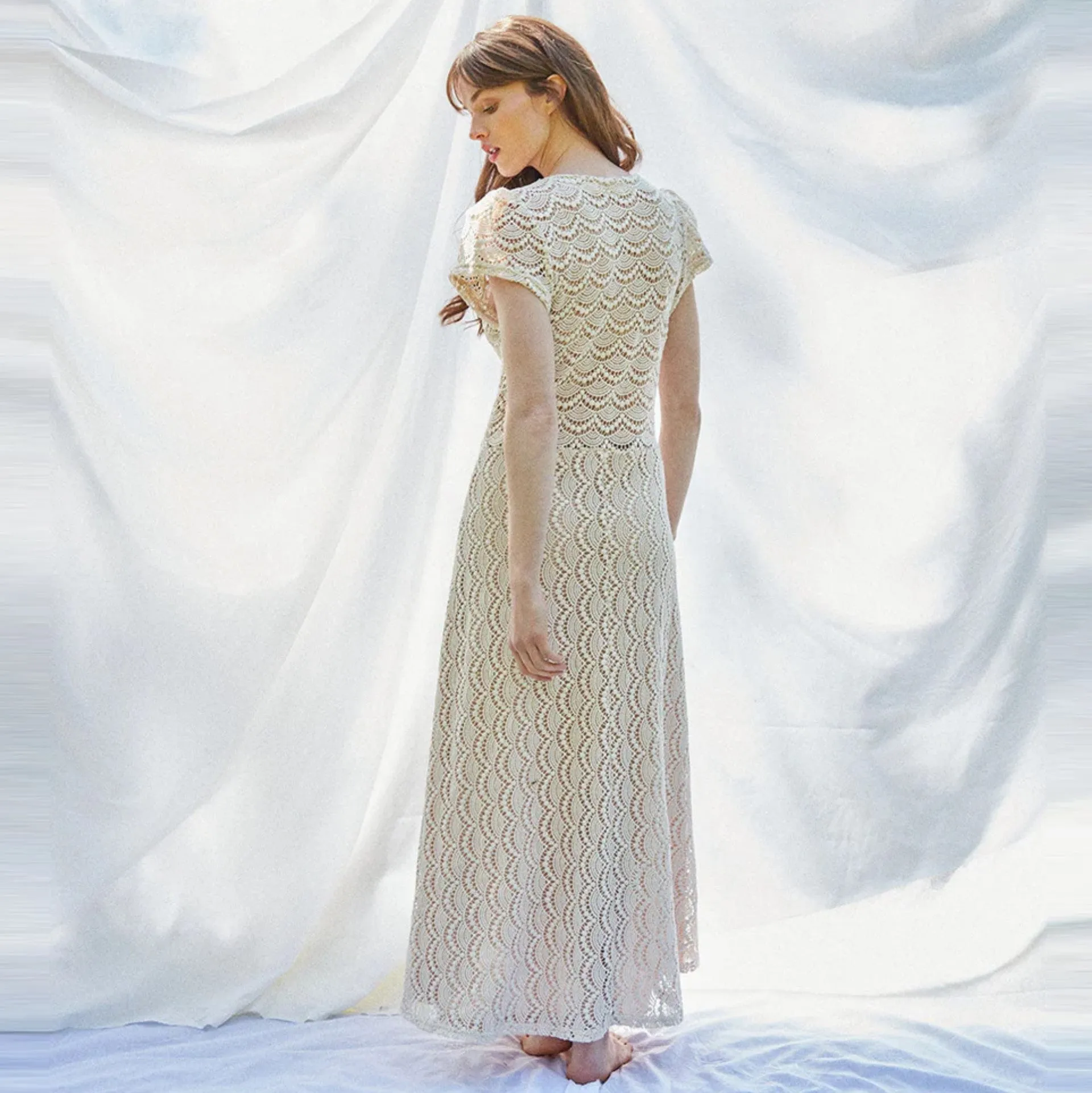 Malar Dress (Off White)