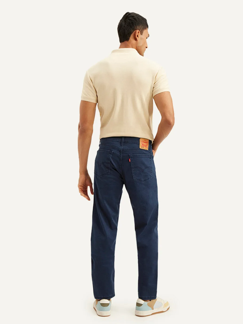 Men's 550'92 Dark Blue Relaxed Tapered Fit Mid Rise Jeans