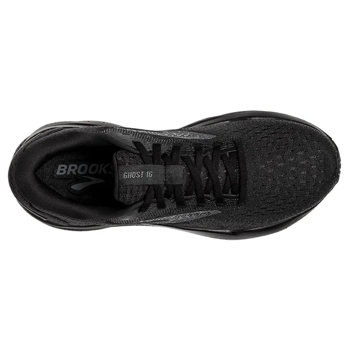 Men's Brooks Ghost 16 1104181D020 Color:  Black/Black/Ebony