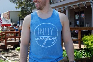 MENS LOGO TANK - BLUE