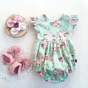 Pudcoco Girl Jumpsuits 0-18M US Newborn Baby Girl Romper Infant Jumpsuits Sunsuit Summer Clothes Outfits 0-18M