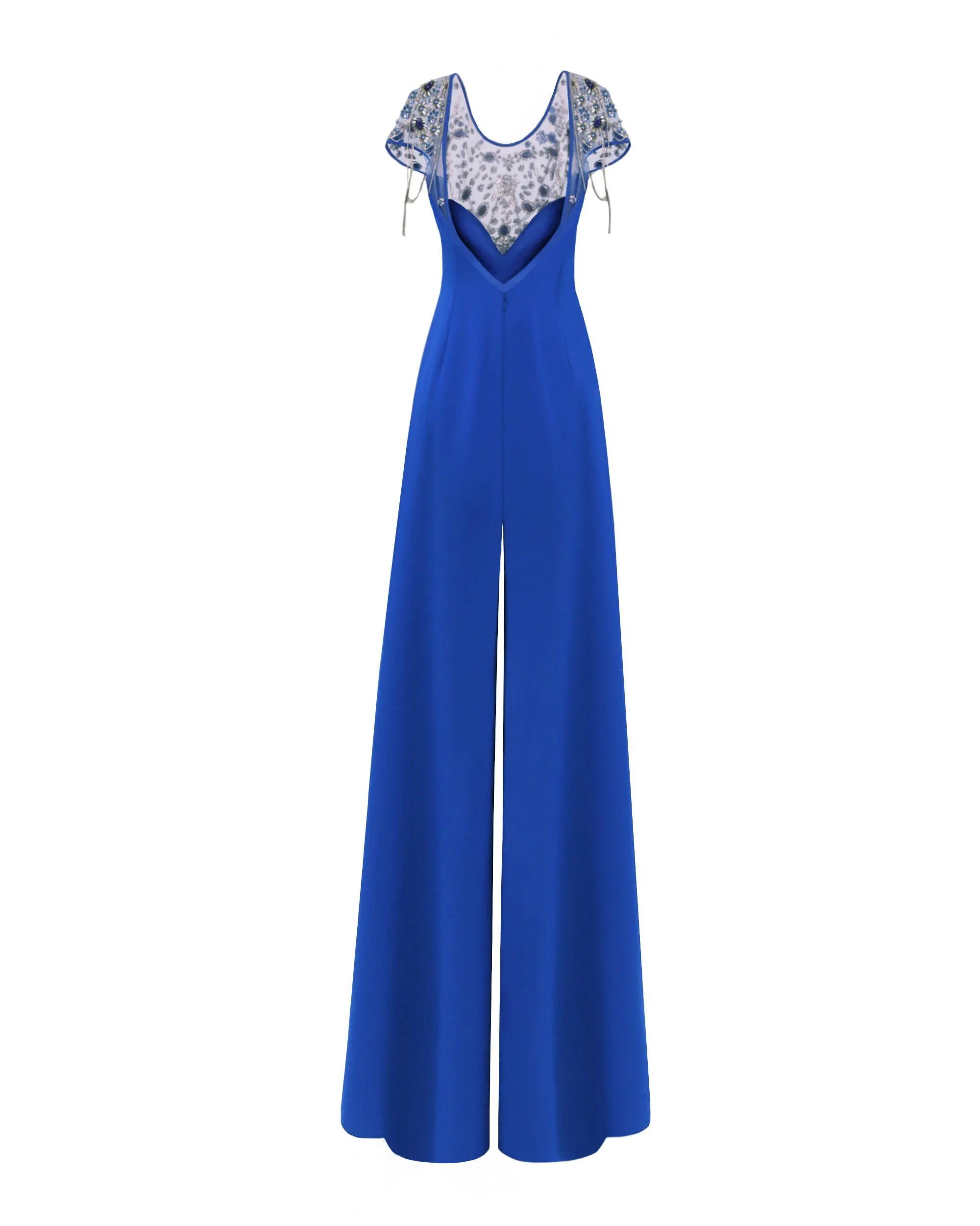 Royal Blue Wide Legs Jumpsuit