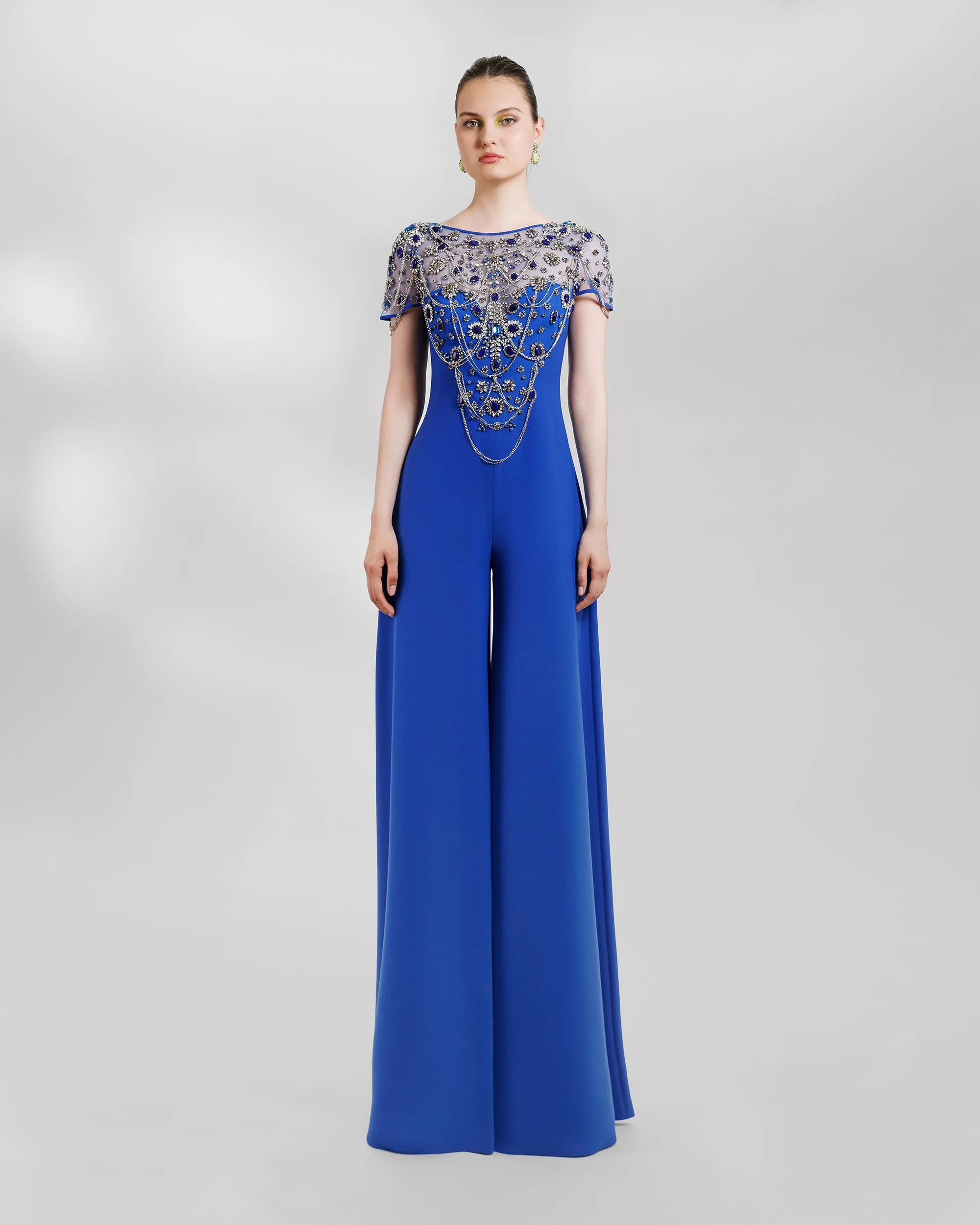 Royal Blue Wide Legs Jumpsuit