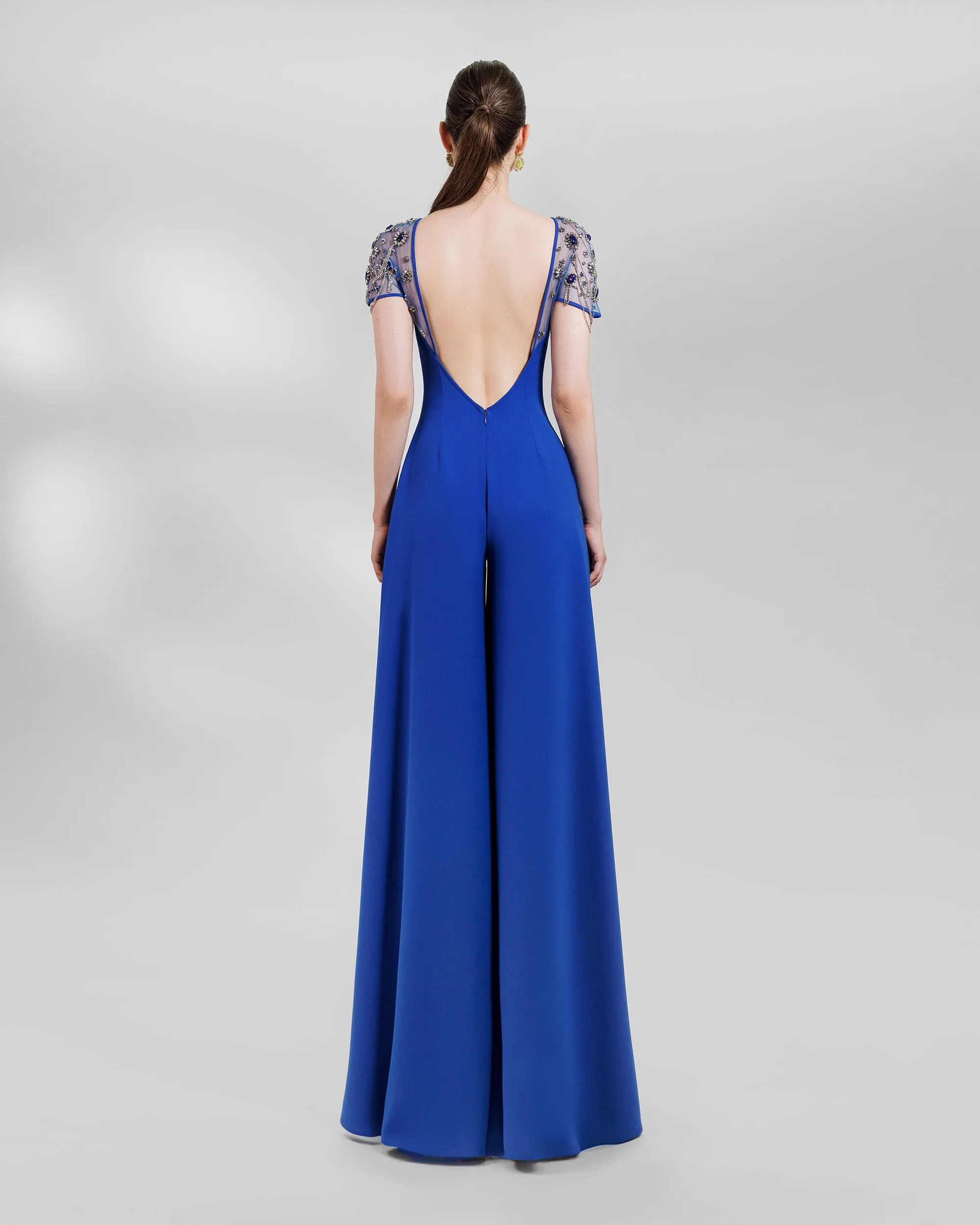 Royal Blue Wide Legs Jumpsuit