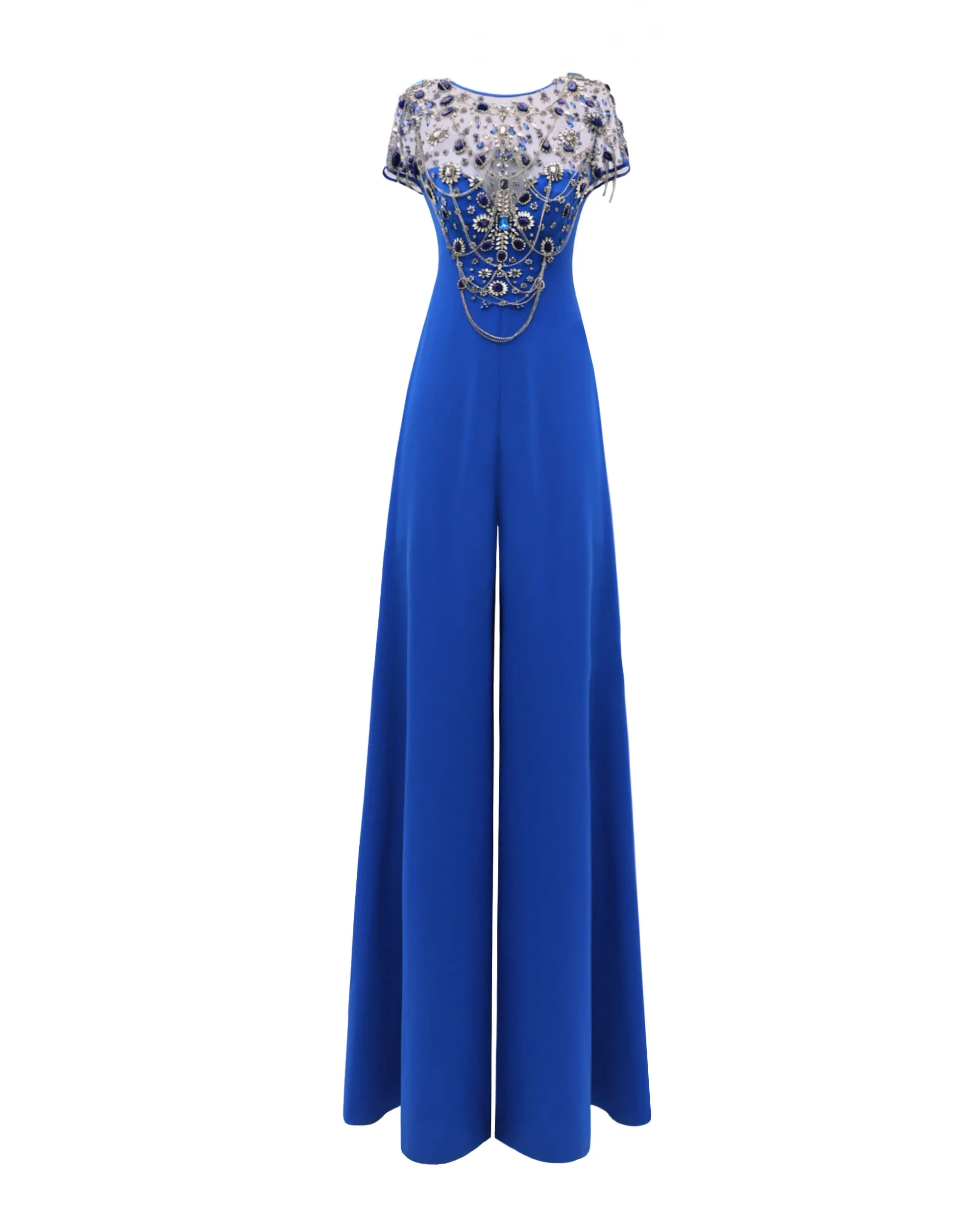 Royal Blue Wide Legs Jumpsuit