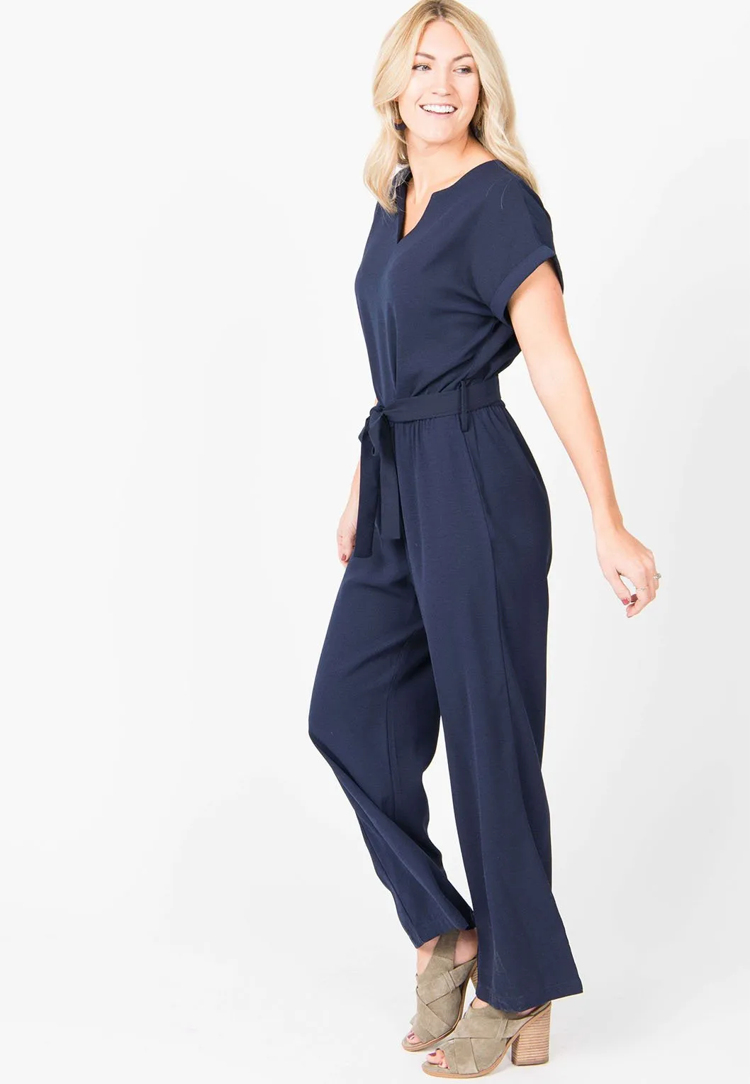 Suit Yourself Jumpsuit Navy