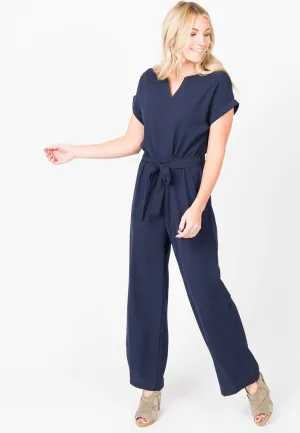 Suit Yourself Jumpsuit Navy