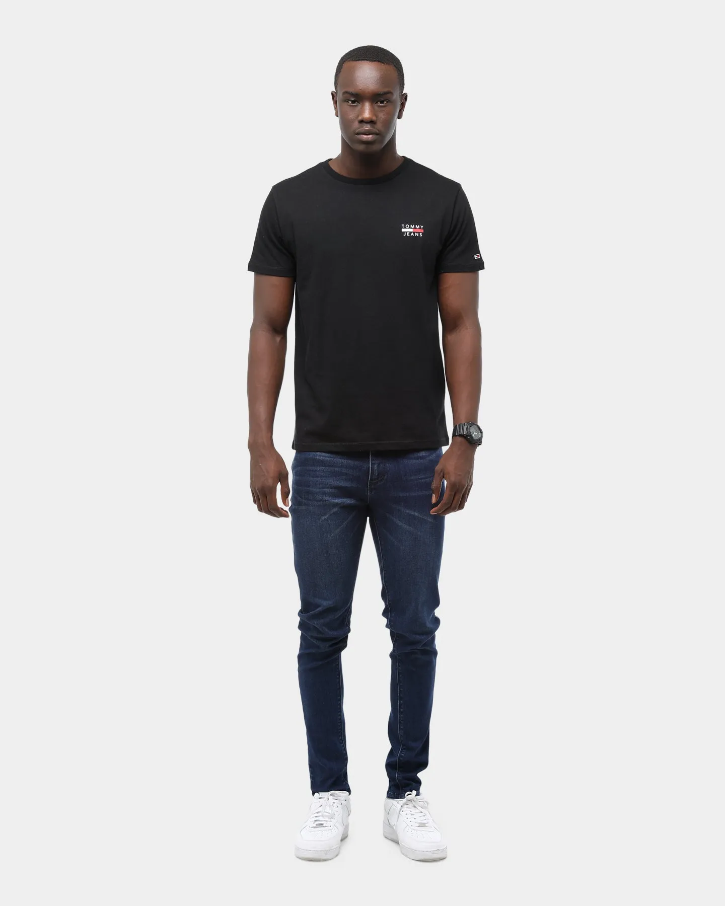 Tommy Jeans Men's TJM Chest Logo T-Shirt Tommy Black