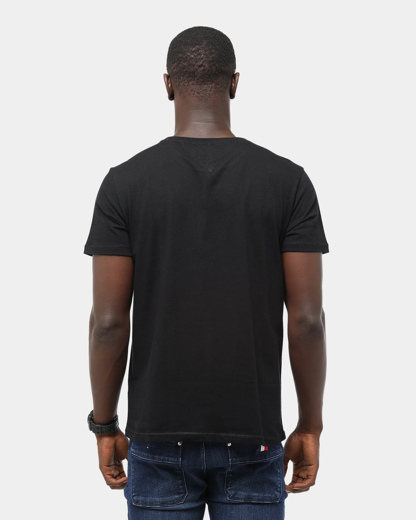Tommy Jeans Men's TJM Chest Logo T-Shirt Tommy Black
