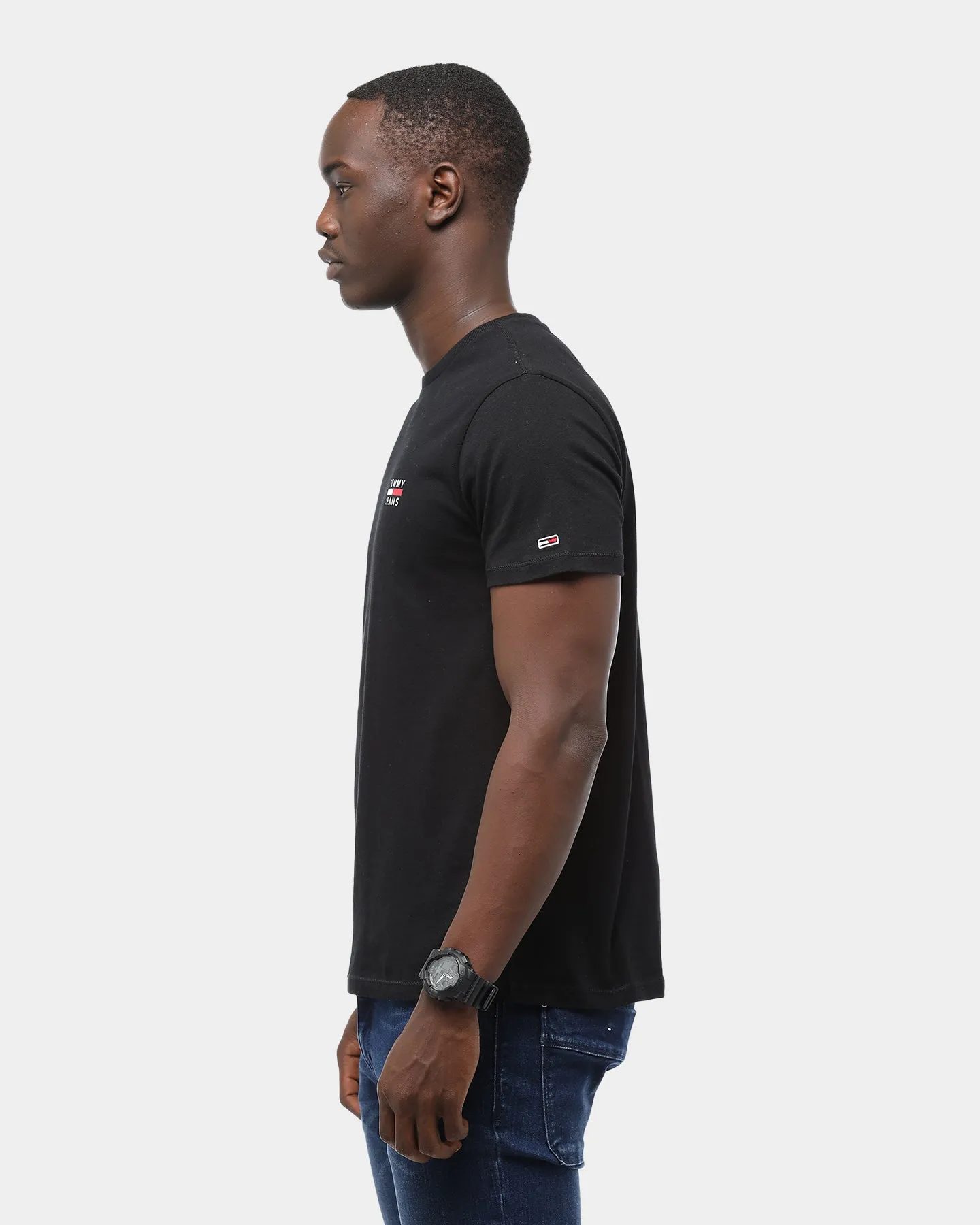 Tommy Jeans Men's TJM Chest Logo T-Shirt Tommy Black