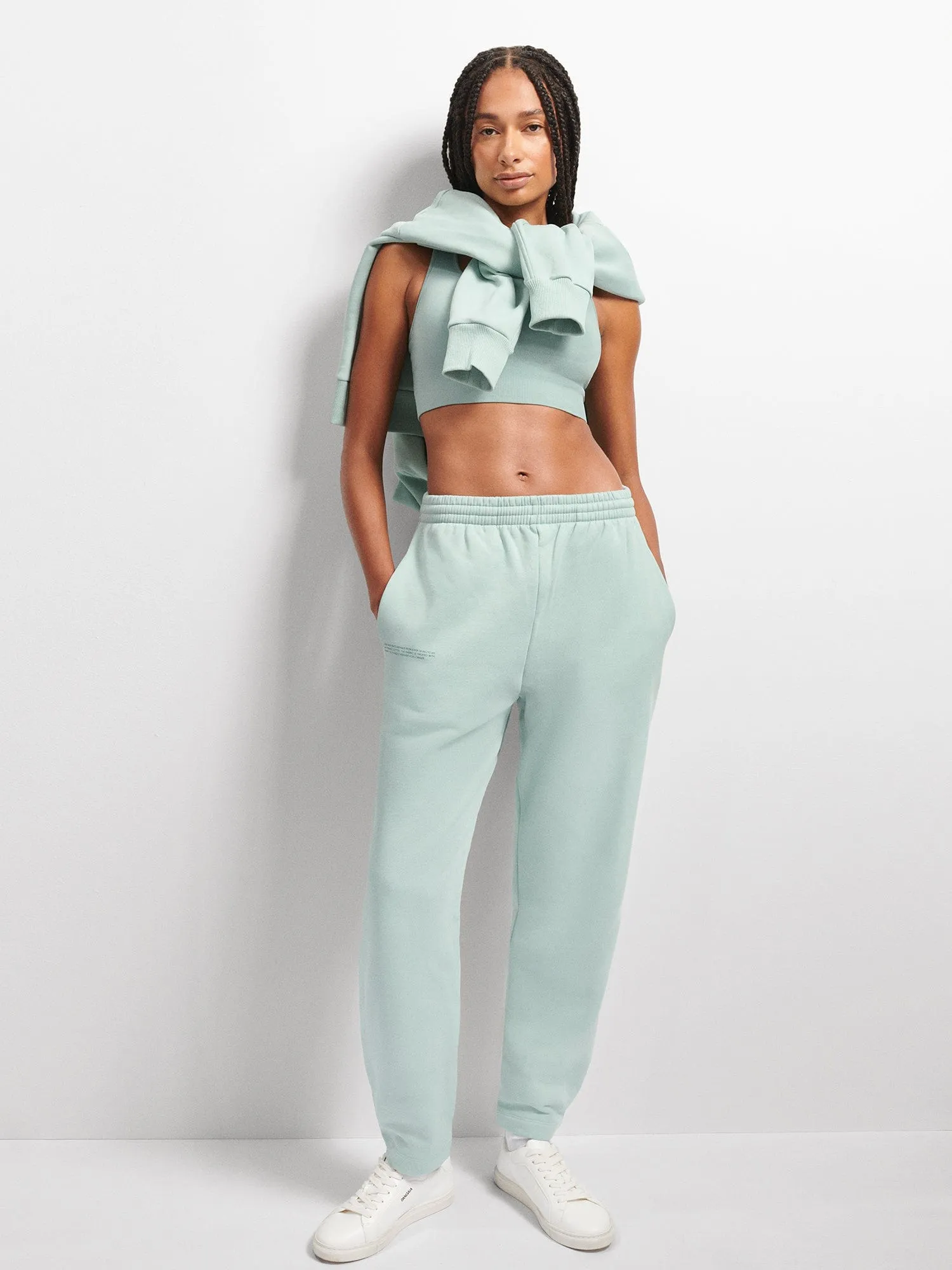Womens DNA Barrel-Leg Track Pantseucalyptus blue